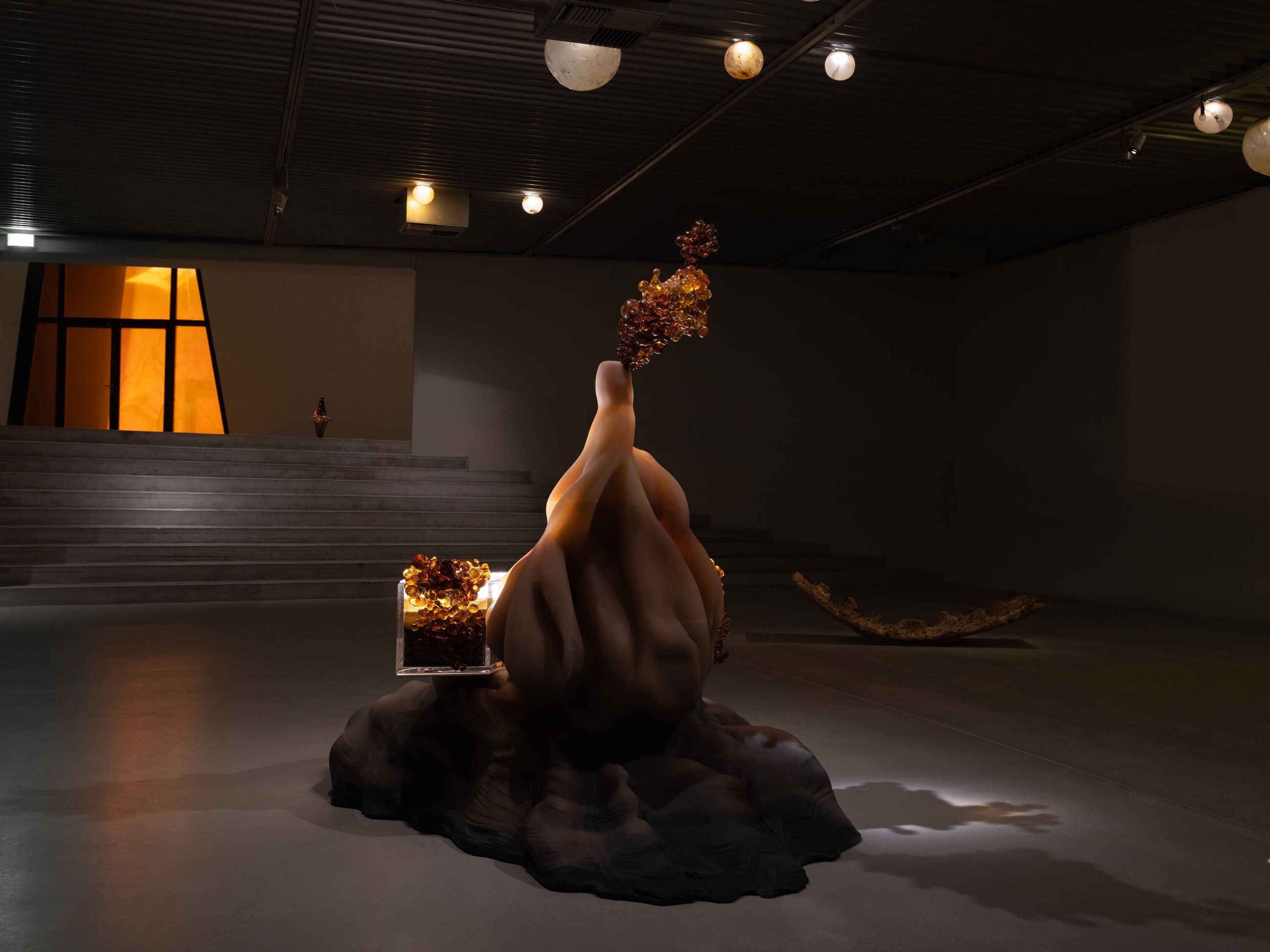 Marguerite Humeau, *Torches*, Arken Museum, Copenhagen - Exhibition design (2025)